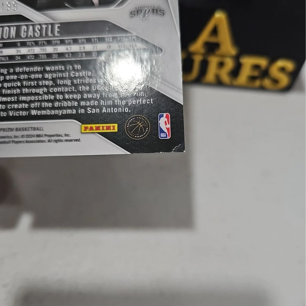 2024-25 Panini Prizm - Stephon Castle #234 Blue Prizm /199 (RC) See Pic Numbered